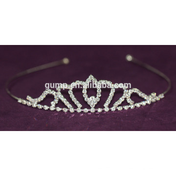 Novo quente venda de acessórios de cabelo do casamento Headware cristal tiara coroa nupcial